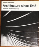 1969 Architecture Since 1945 by Jurgen Joedicke Architectural History Book-1