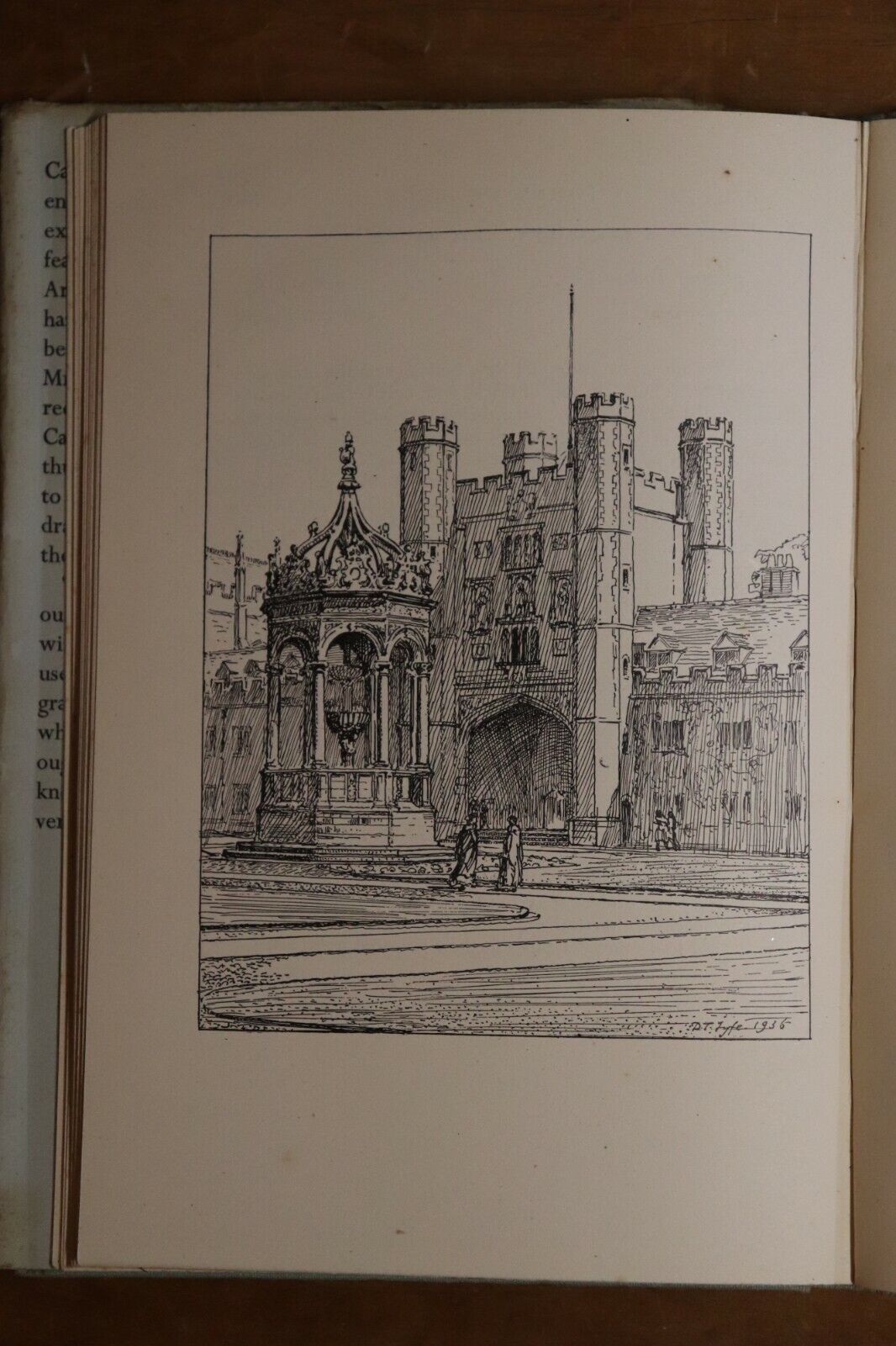 1942 Architecture In Cambridge: Theodore Fyfe Antique British Architecture Book