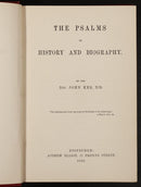 1886 The Psalms In History & Biography Antique Scottish Theology Book John Ker-3
