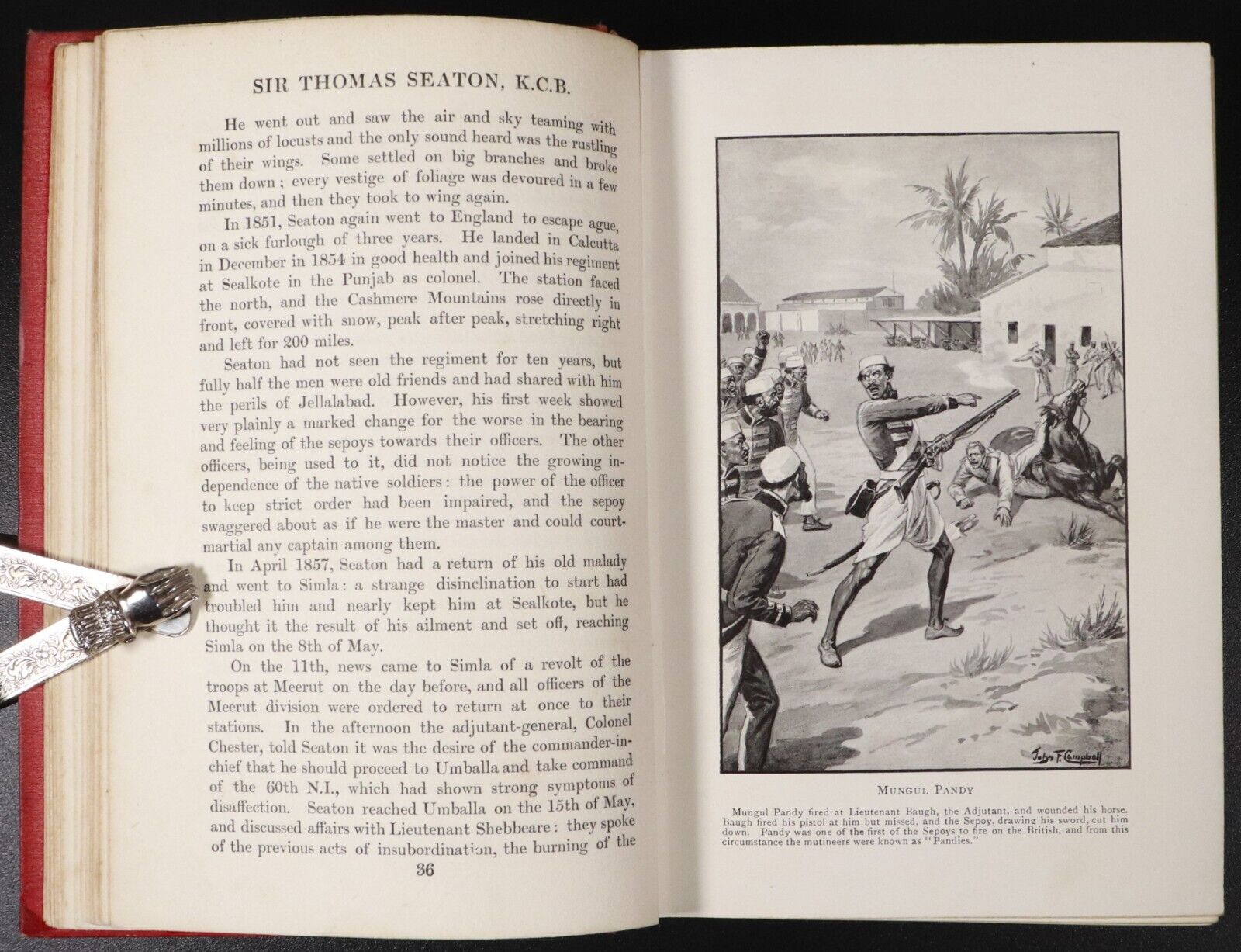 1914 Heroes Of The Indian Mutiny by E. Gilliat Antique Military History Book 1st