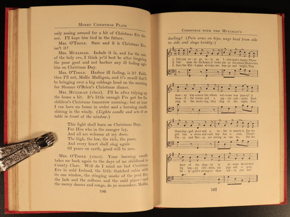 1917 White Christmas & Other Christmas Plays Walter Ben Hare Drama Theatre Book