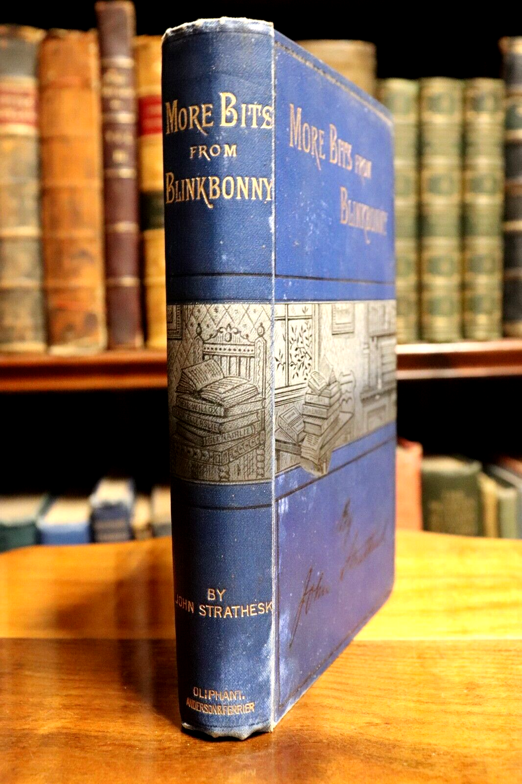 1887 More Bits From Blinkbonny by J. Strathesk Antique Scottish Fiction Book