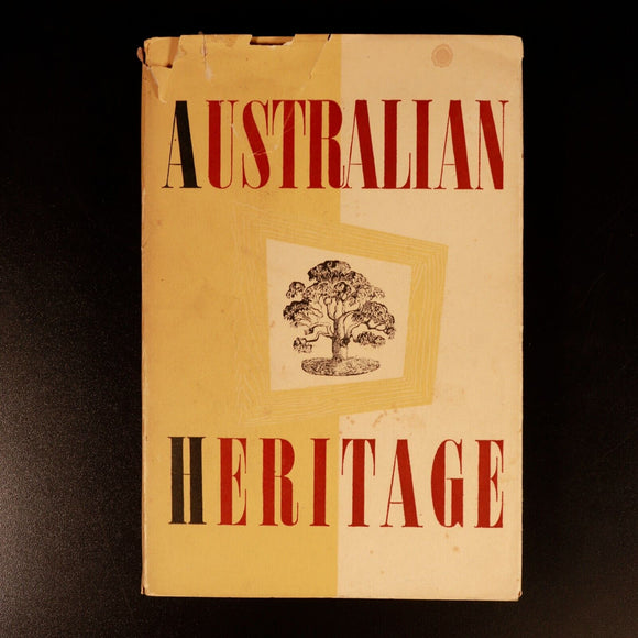 1949 Australian Heritage by CB Christesen Australian Literary History Book 1st