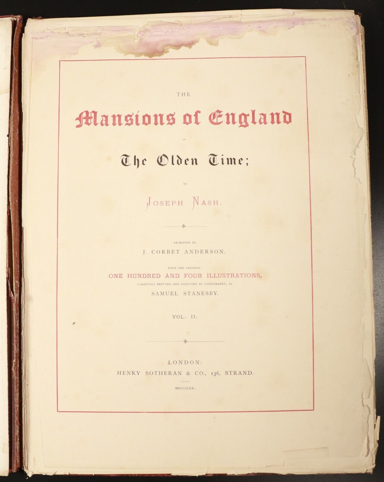 1869 4vol The Mansions Of England In Olden Time Antiquarian Architecture Books