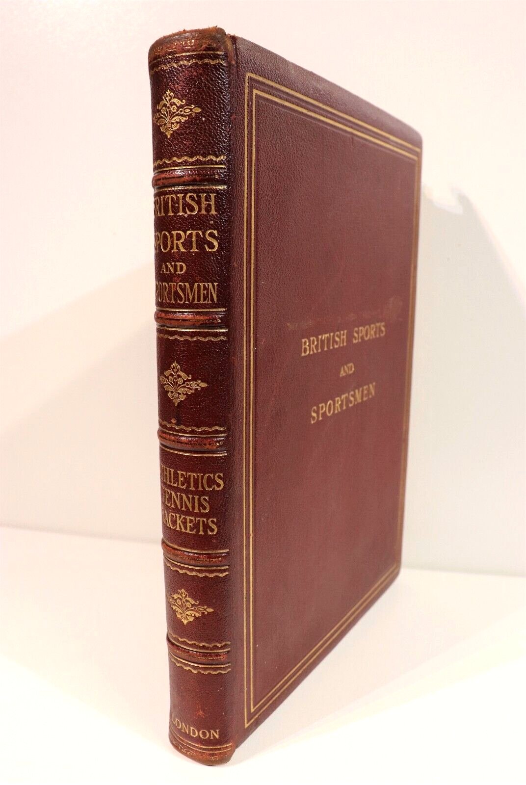 c1920 British Sports & Sportsmen - Athletic Sports - Antique Sports History Book