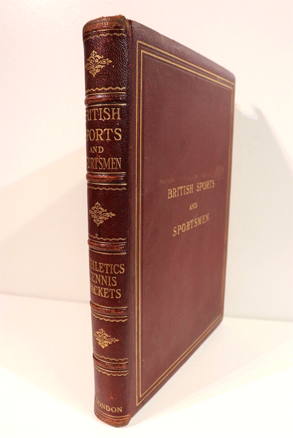 c1920 British Sports & Sportsmen - Athletic Sports - Antique Sports History Book