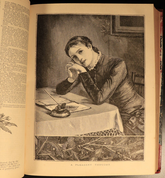 The Girls Own Annual 1883 Antique British Illustrated Girls Book Volume 4