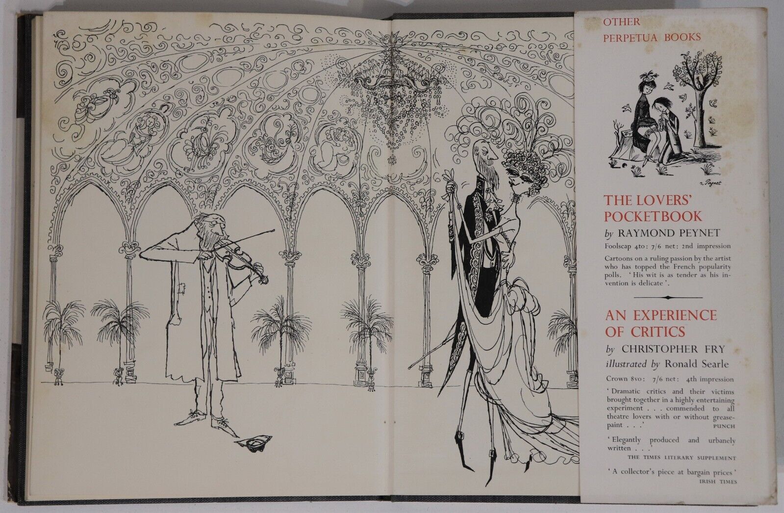 1954 Souls In Torment by Ronald Searle Satirical Cartoon & Art Book