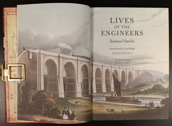 2007 Lives Of The Engineers Folio Society - Engineering British History Book