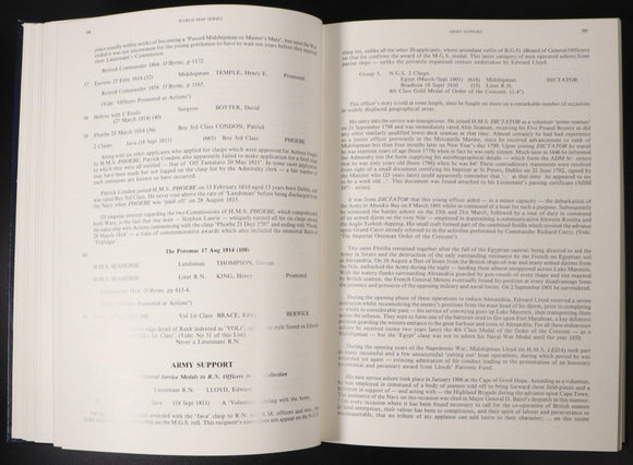 1987 2vol Naval Medals 1793-1856 + 1857-1880 by K. Douglas-Morris Military Books