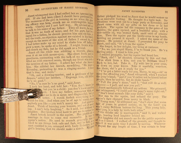 1906 The Adventures Of Harry Richmond by George Meredith Antique Fiction Book