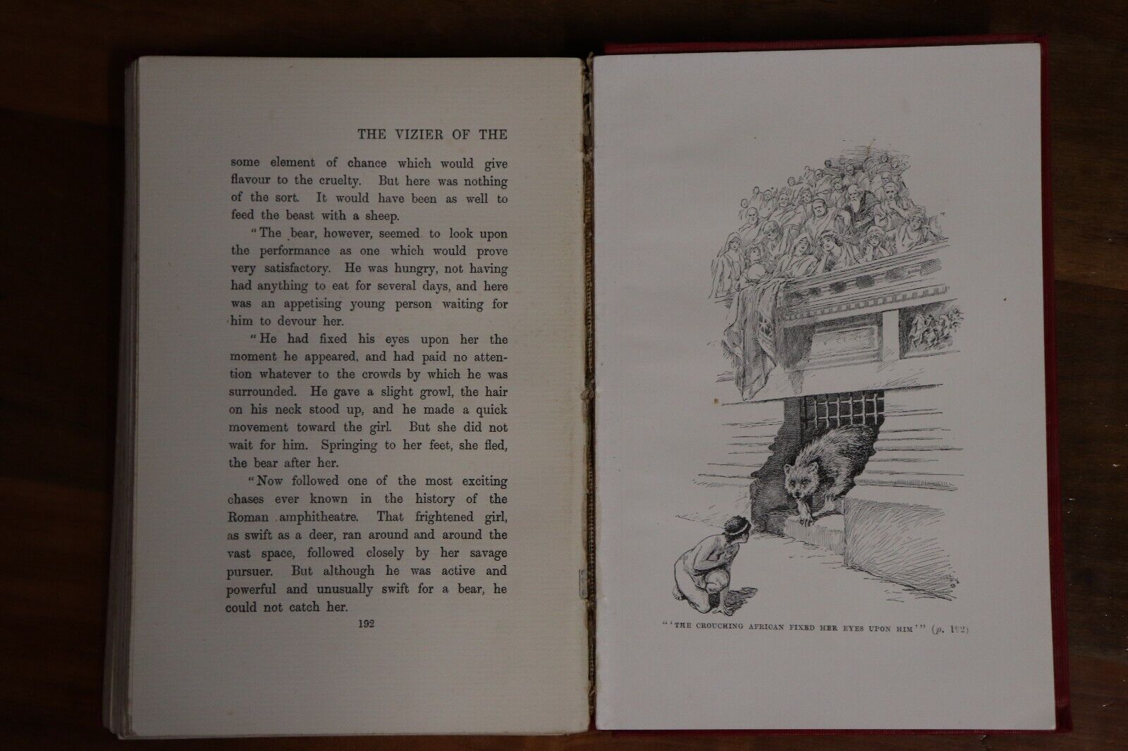 1899 The Vizier Of The Two Horned Alexander F. Stockton Antique Fiction Book