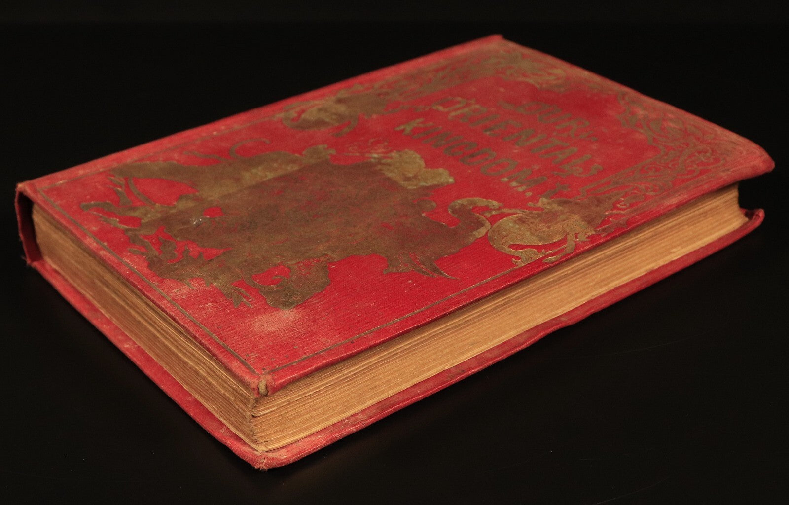 c1857 Our Oriental Kingdom by Peter Parley Antiquarian Indian History Book - 0