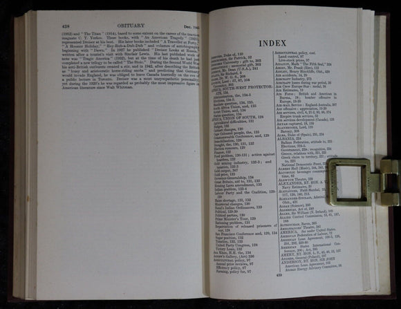 c1945 2vol The Annual Register For Years 1945 & 1946 British World History Books