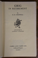 1944 Grig In Retirement by HB Creswell Antique Architecture Book-3