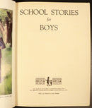 c1940 School Stories For Boys Cricket Theme Antique Childrens Book Illustrated-5