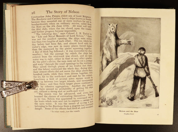 1915 The Story Of Nelson by HFB Wheeler Antique British Military History Book
