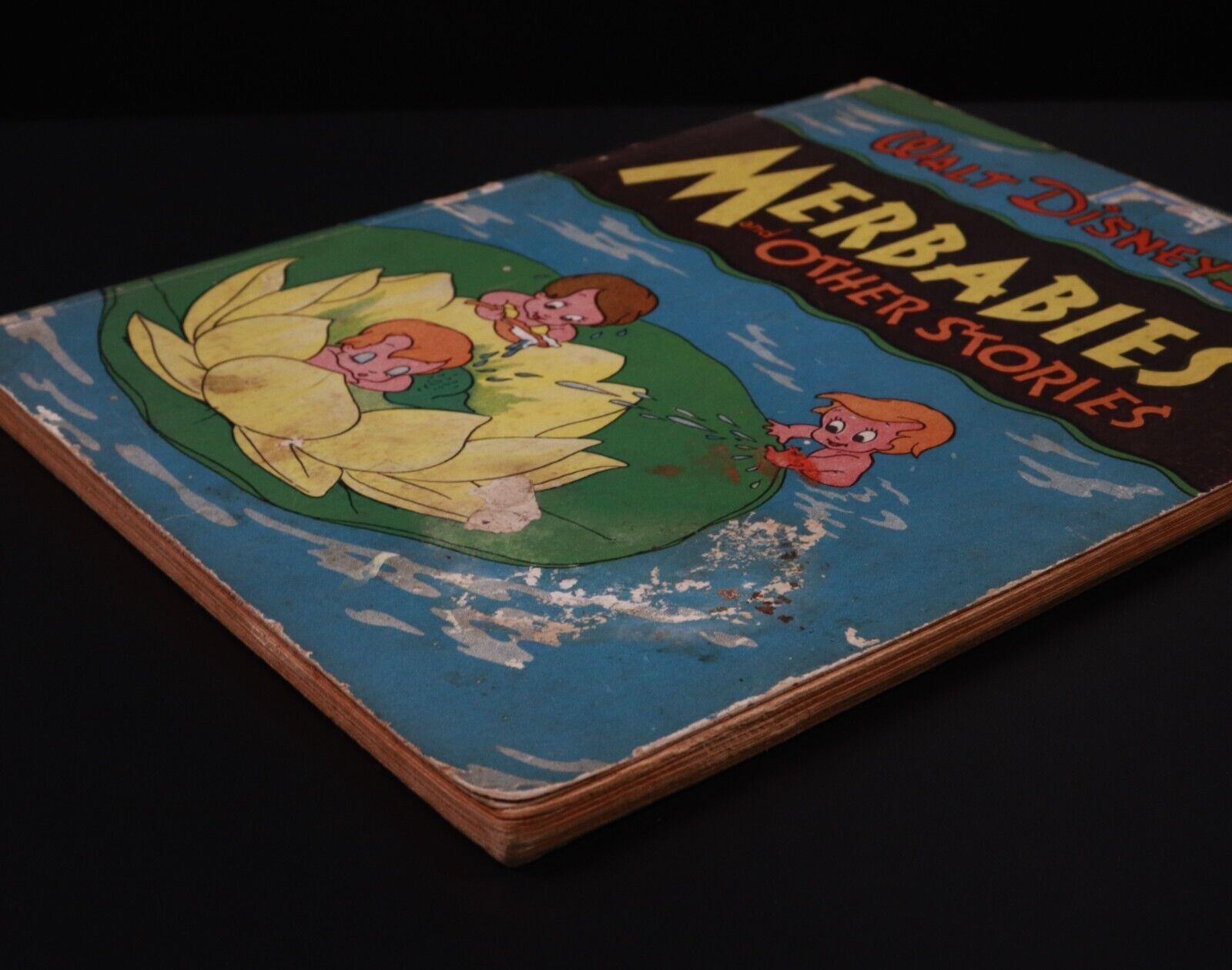 c1939 Walt Disney's Merbabies & Other Stories Antique Childrens Book John Sands