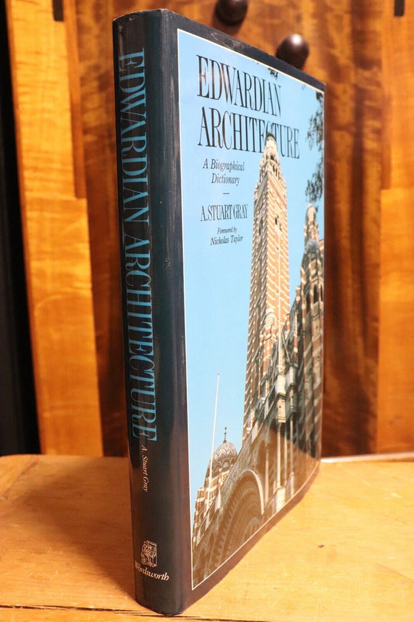 1988 Edwardian Architecture: A Biographical Dictionary Architect Reference Book