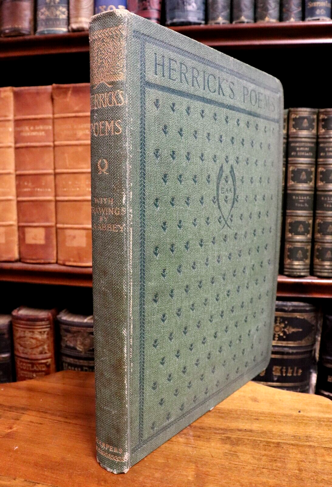 1882 The Poetry Of Robert Herrick 1st Edition Antique British Poetry Book