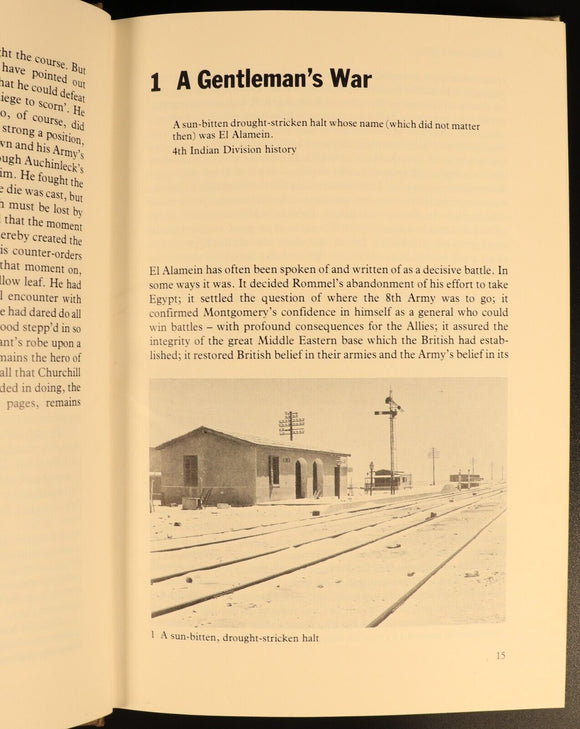 El Alamein Desert Victory J. Strawson 1981 1st Ed British Military History Book