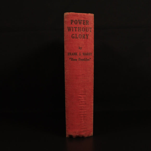 Power Without Glory by Frank J. Hardy 1950 Australian Fiction 1st Edition