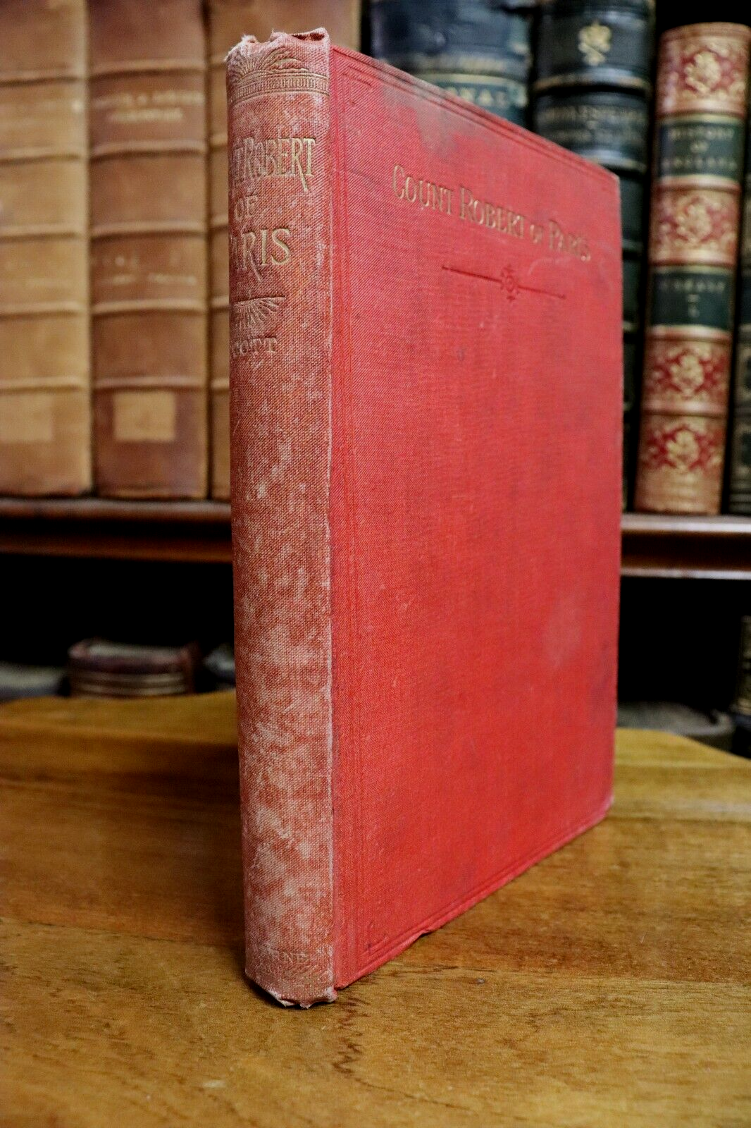 c1910 Count Robert Of Paris by Sir Walter Scott Antique British Literature Book