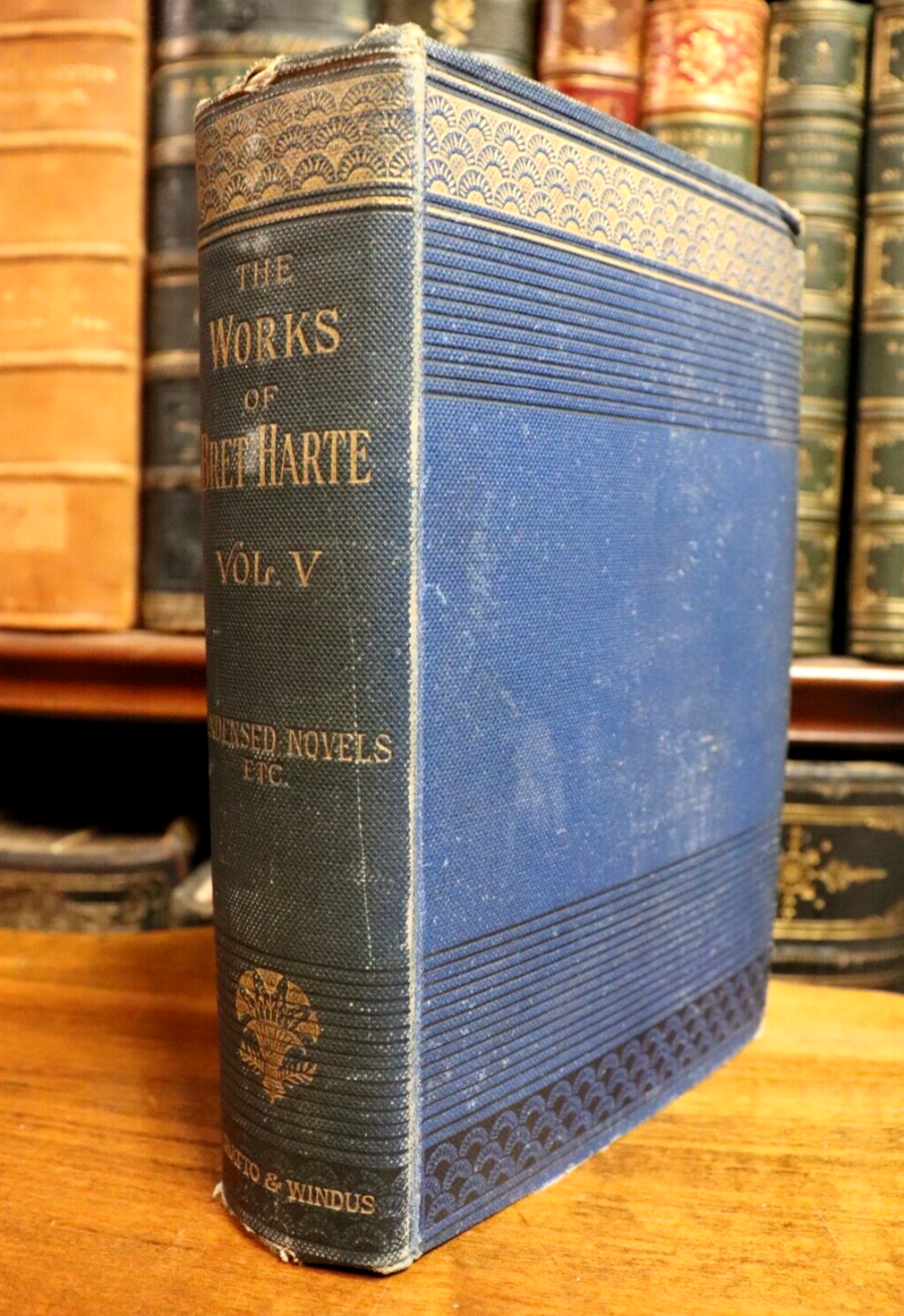 1881 The Complete Works Of Bret Harte Vol. 5 Antique American Fiction Book