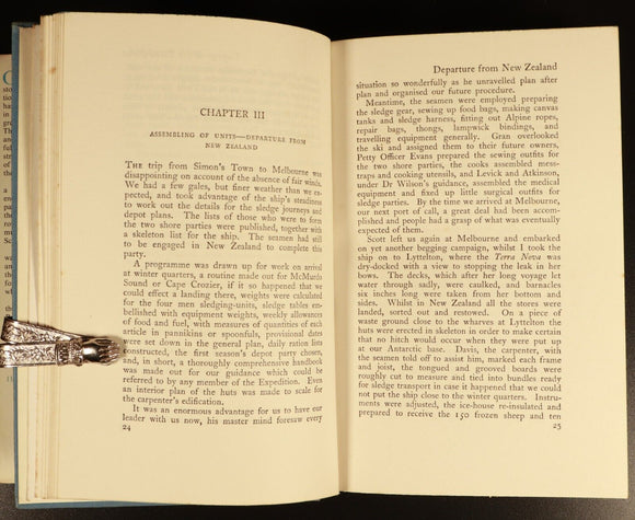 1961 South With Scott by Lord Mountevans Australian Antarctic Exploration Book