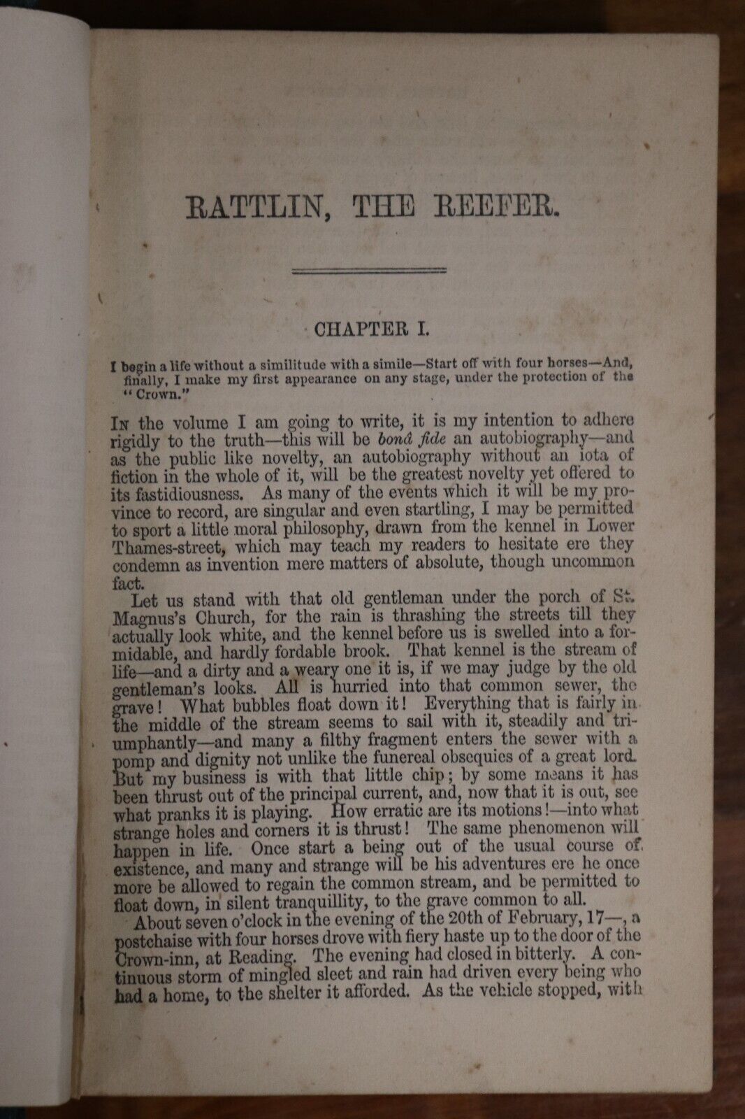 c1876 The Novels & Tales Of Captain Marryat Vol 8 Antique British Fiction Book