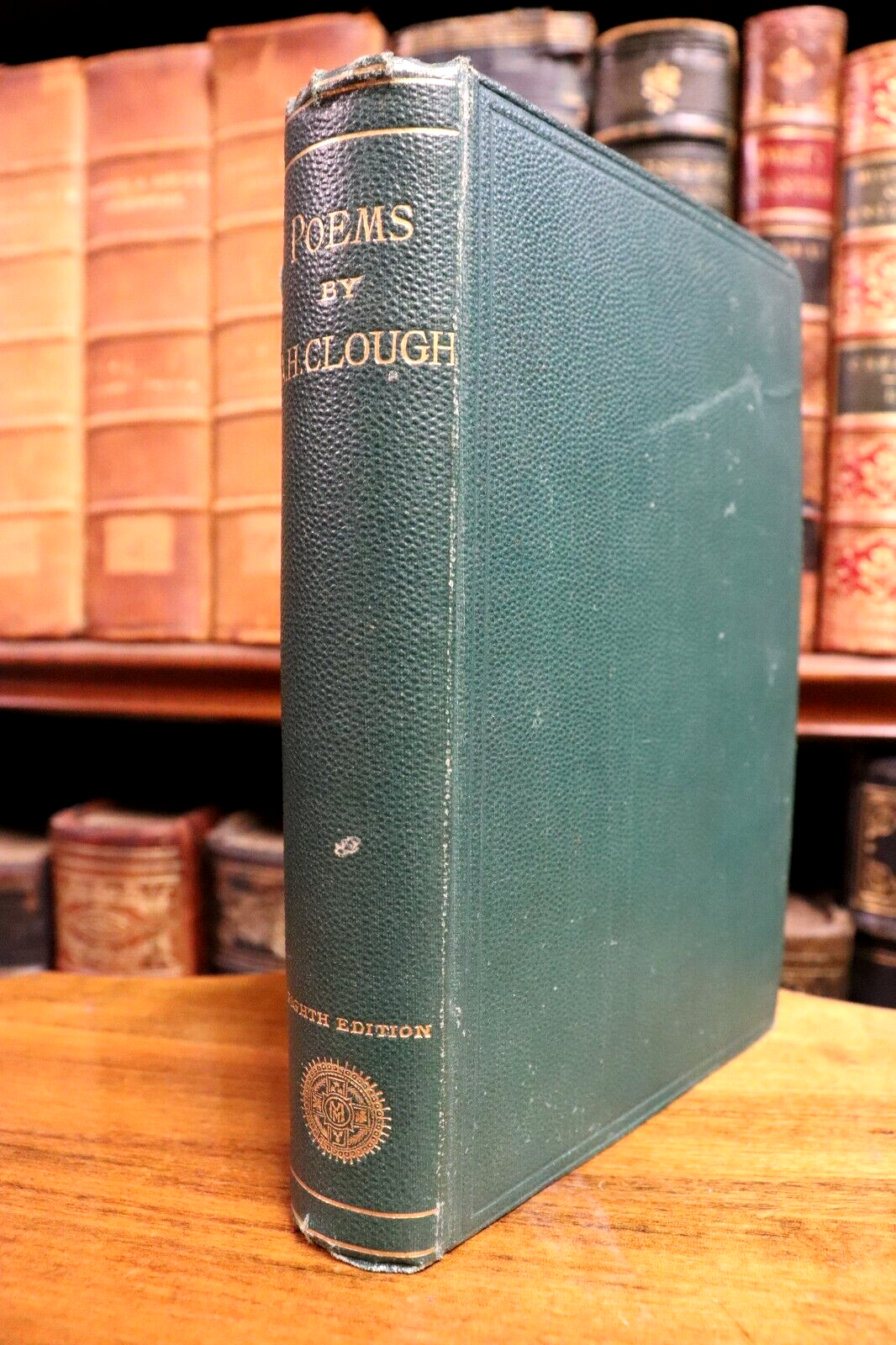 1880 Poems by Arthur Hugh Clough Antique British Poetry Book Nightingale