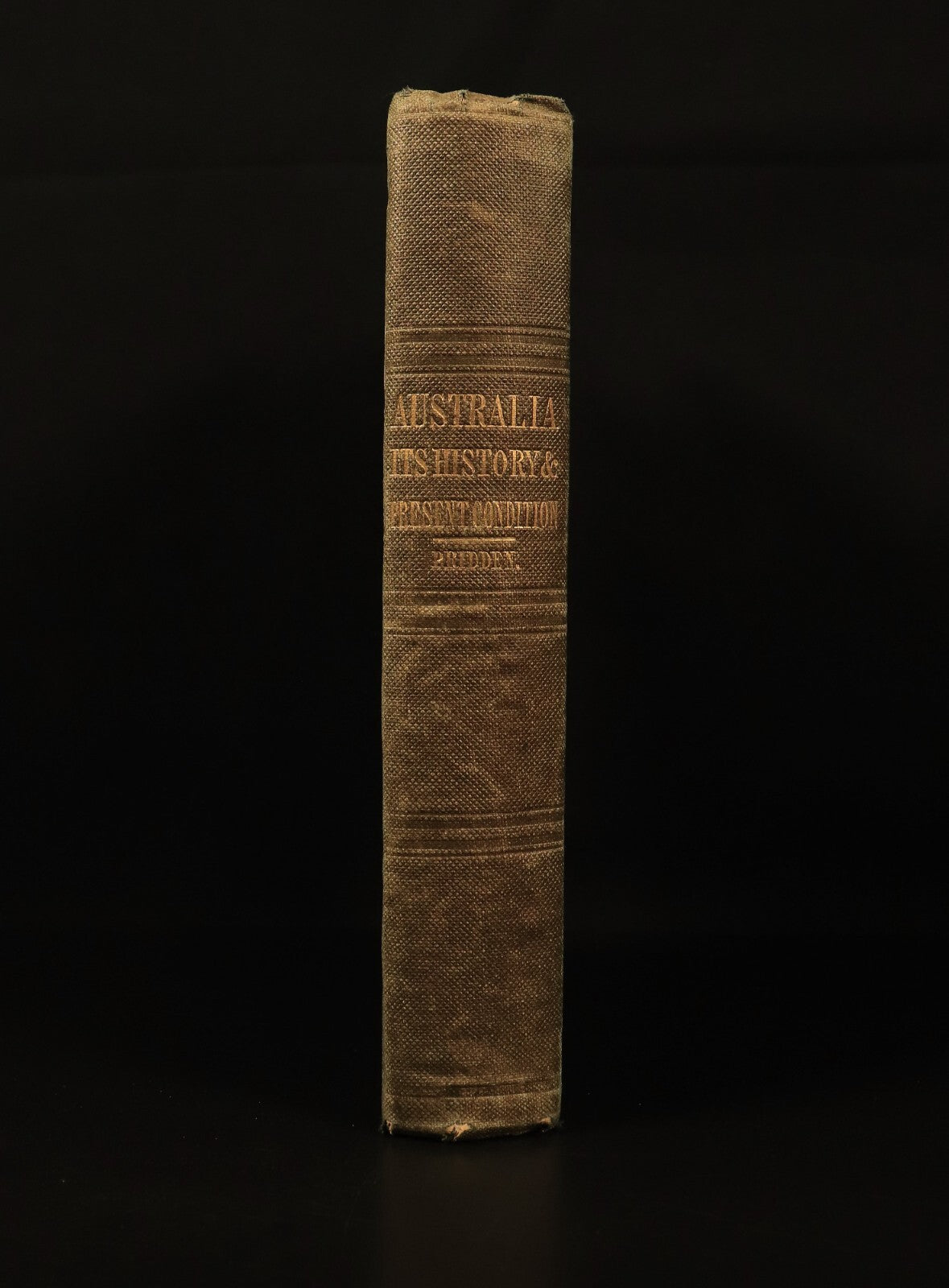 1843 Australia: History & Present Condition Antiquarian Australian History Book - 0