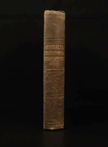 1843 Australia: History & Present Condition Antiquarian Australian History Book - 0
