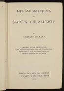 1922 Martin Chuzzlewit by Charles Dickens Antique Classic Literature Book 2-3