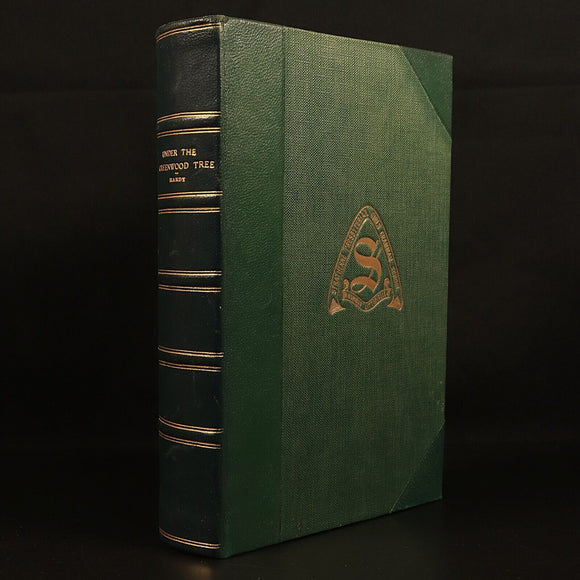 c1930 Under The Greenwood Tree by Thomas Hardy Antique Fiction Book Leather