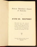 1937 Federal Viticultural Council Annual Reports Antique Australian History Book-5