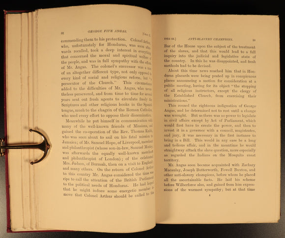 George Fife Angas Founder Of South Australia 1891 Antique History Book 1st Ed