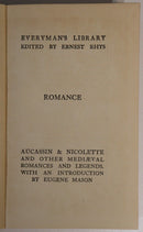 1928 Aucassin & Nicolette Antique French Romance Book Everymans Library-2