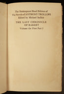 1929 14vol Shakespeare Edition Novels Of Anthony Trollope Antique Book Set-3