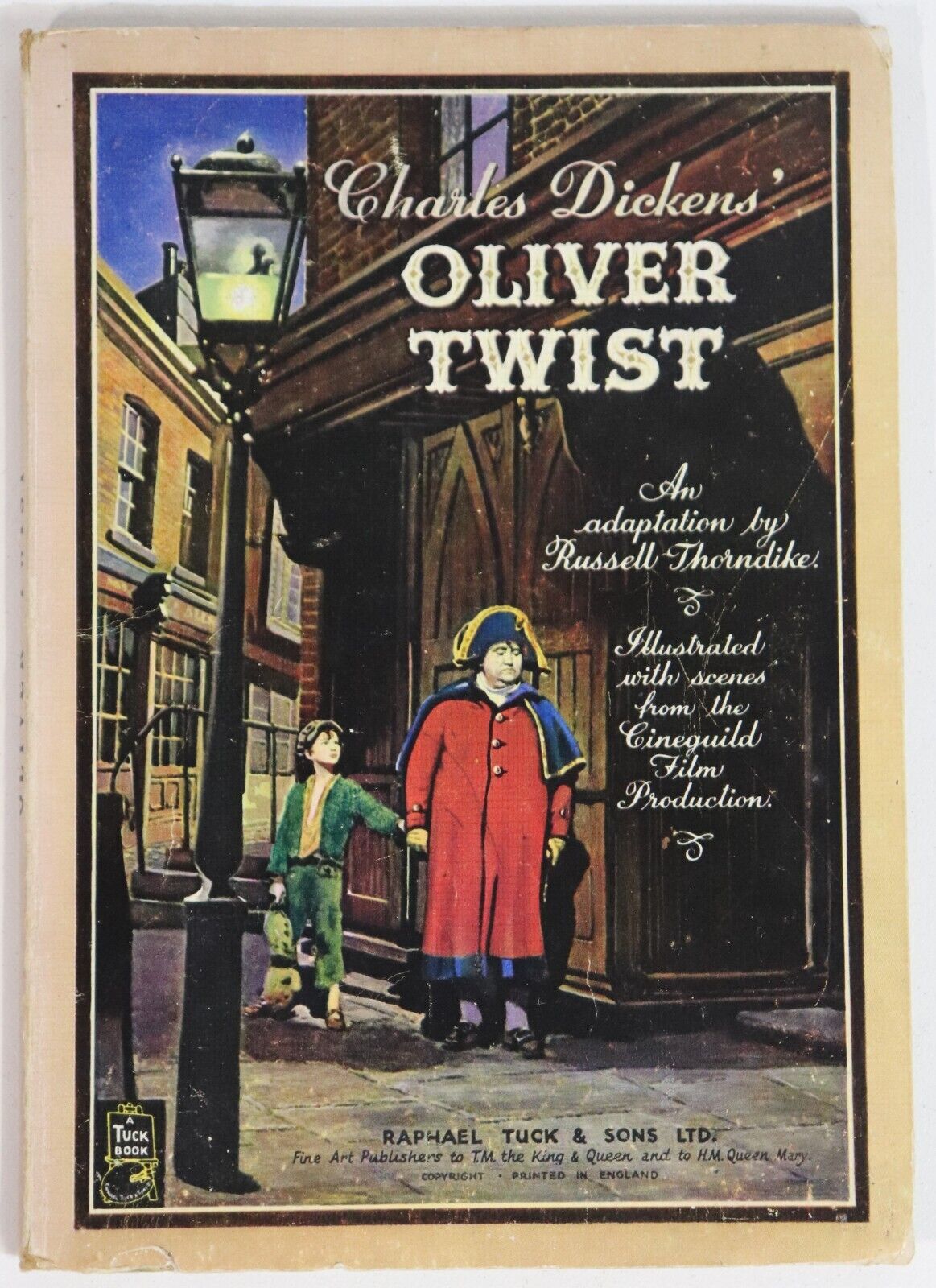 c1948 Charles Dickens' Oliver Twist by R. Thorndike Illustrated Movie Book