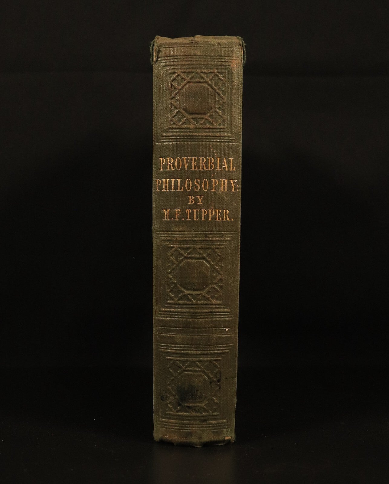 1848 Proverbial Philosophy by Martin Farquhar Tupper Antique Philosophy Book - 0