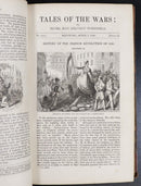 1836 4vol Tales Of The Wars Naval Military Antiquarian British History Book Set-12