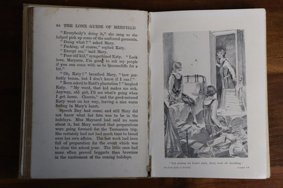 1925 The Lone Guide Of Merfield Antique Australian Fiction Literature Book
