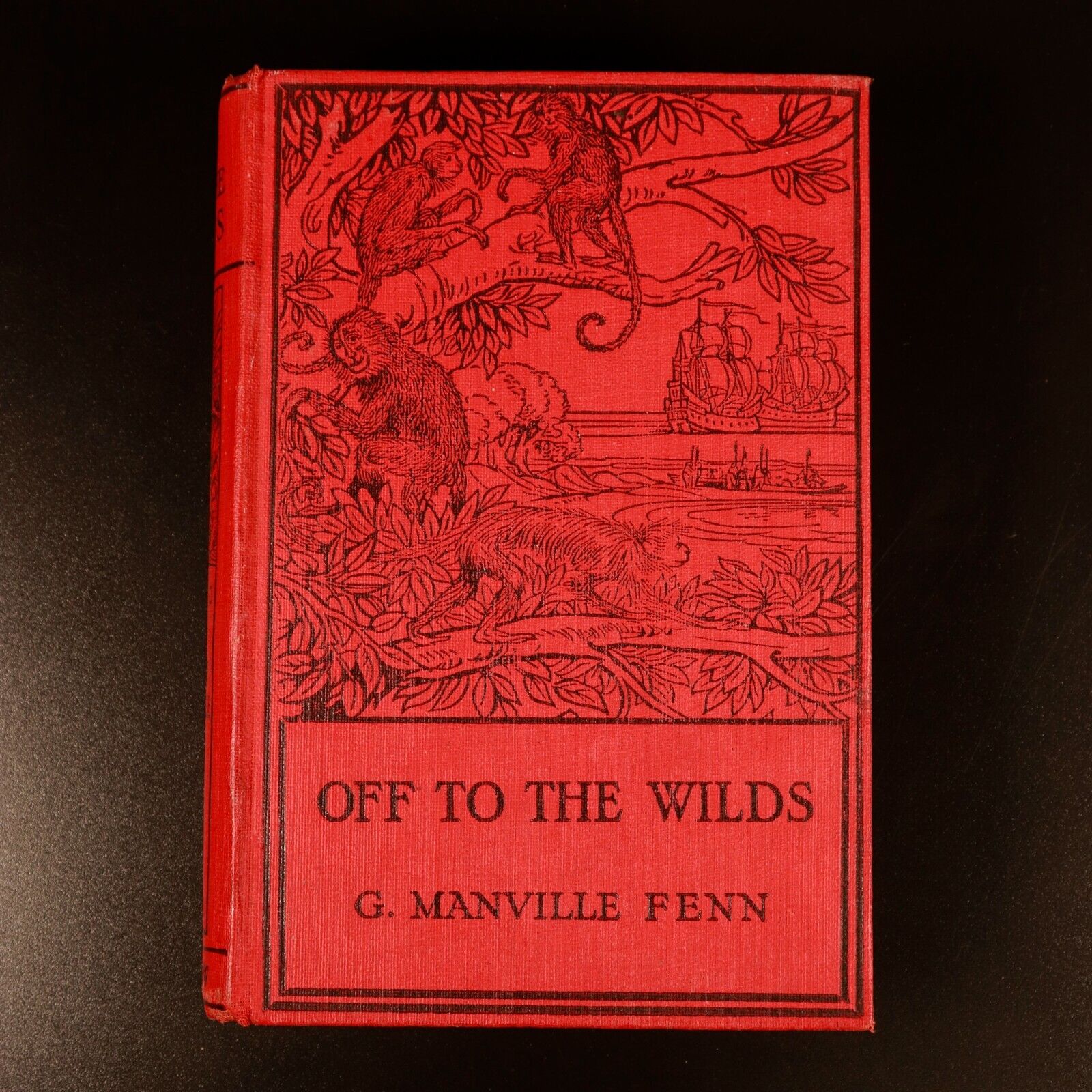 1894 Off To The Wilds by G. Manville Fenn Antique Adventure Fiction Book - 0