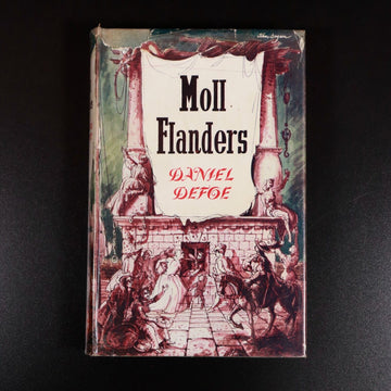 1957 Moll Flanders by Daniel Defoe Vintage Classic Fiction Book Illustrated