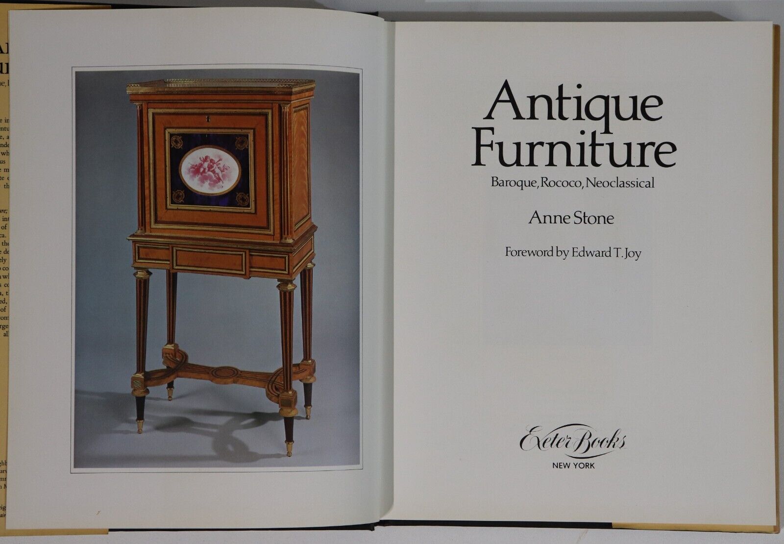 1982 Antique Furniture: Baroque, Rococo, Neoclassical Antique Furniture Book - 0