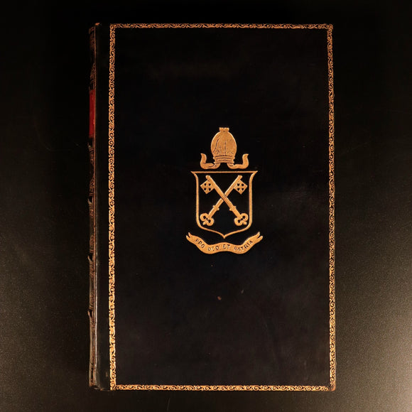 The Normans In European History by CH Haskins 1916 Antique Book Leather Binding