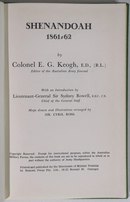 1954 Shenandoah 1861 to 1862 by E.G. Keogh American Civil War Military Book-2