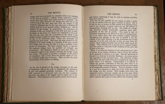 1926 The Bridge by Frank Brangwyn 1st Edition Antique Architecture History Book