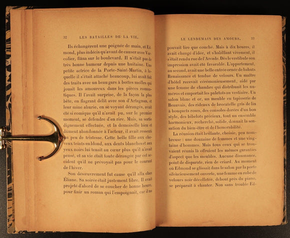 1893 Le Lendemain Des Amours by Georges Ohnet Antiquarian French Fiction Book